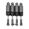 4Pack Share Goo Metal Shock Absorber Kit Damper Suspension Upgrade Part Compatible with WPL 1/16 C14 C24 RC Crawler Off-Road Car Truck (Dark gray) view 4