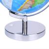 Exerz Illuminated World Globe 9.1-inch Diameter Metal Base - Political Map (Day) Constellation Globe (Night) - 2 in 1 Light up Cable Free LED lamp view 4