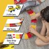 USA Toyz Snap Trax Construction Set Race Tracks for Kids and 2 LED Toy Cars- 251 Pk STEM Building Toys Bendable Race Car Track for Boys Girls, 3 Construction Trucks, Crane, Bridges, 2 Light-Up Trucks view 4