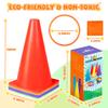 31 PCS Christmas Carnival Games, 3 in 1 Indoor Outdoor Bean Bag Ring Toss Games for Kids Birthday Party, Plastic Soft Cones Yard Lawn Game for Family Party Kid's Gift view 4