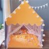 Children's Tent, Indoor Game House Dream Castle Starry Sky Cotton Canvas Princess Birthday Present (Color : Yellow, Size : #2) view 2
