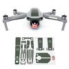 Wrapgrade Skin Compatible with DJI Mavic Air 2 | Accent Color B (Army Green) view 1