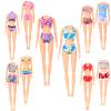 16 Sets Mermaid Tail Dresses Doll Swimsuits and Bikini Clothes Mermaid Doll Rainbow Swimwear Beach Costume for Dolls from 11.5 Inches to 12 Inches view 2