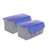 Wrapgrade Skin Compatible with DJI Mavic Air 2 & Air 2S | 2 Batteries (Celeste Blue) view 1