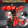 BLOOLILIES Remote Control Car for Boys 4-7 8-12 Christmas Birthday Gifts,1:18 Scale Rc Cars Transform Robot Toy Cars with 360 Rotating Led Lights & One Button Deformation, Transform Car Toys for Kids view 4