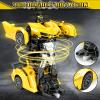 BLOOLILIES Remote Control Car for Boys 4-7 8-12 Birthday Valentines Gifts,1:18 Scale Rc Cars Transform Robot Toy Cars with 360 Rotating Led Lights & One Button Deformation Transform Car Toys for Kids view 4