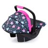 Bayer: Car Seat - Turquoise, Pink, Stars - Fits Dolls Up to 18", Kids Pretend Play, Safety Belt, Sun Canopy, Ages 3+ view 3