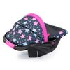 Bayer: Car Seat - Turquoise, Pink, Stars - Fits Dolls Up to 18", Kids Pretend Play, Safety Belt, Sun Canopy, Ages 3+ view 4