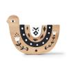 Wee Gallery Bamboo Nesting Bird, Building and Stacking Blocks, Arc Stacker and Balance Toy for Child Motor Skills, Problem Solving, Play, and Nursery Decor (for Kids Age 18 Months and up) view 1
