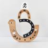 Wee Gallery Bamboo Nesting Bird, Building and Stacking Blocks, Arc Stacker and Balance Toy for Child Motor Skills, Problem Solving, Play, and Nursery Decor (for Kids Age 18 Months and up) view 2