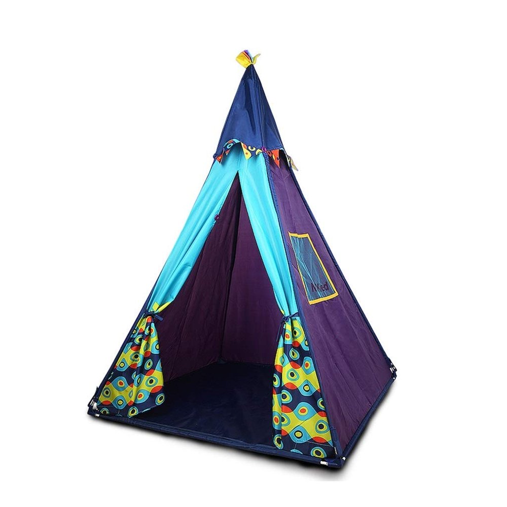 Children's Tent, Game House Indoor Princess Boy Castle (Color : Blue, Size : #2)