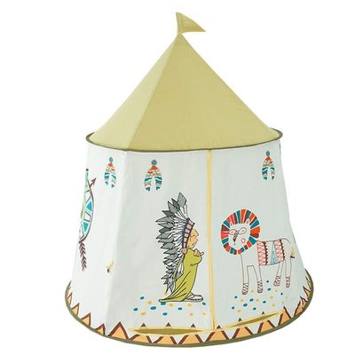 HOMEH Children's Tent, Portable Princess Castle Foldable Indoor Or Outdoor Easy to Clean Cotton Canvas (Color : B, Size : #1)