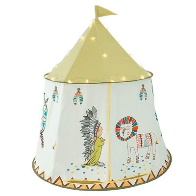 HOMEH Children's Tent, Portable Princess Castle Foldable Indoor Or Outdoor Easy to Clean Cotton Canvas (Color : B, Size : #2)
