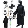Absolute Vibe Plague Doctor Bird Mask and Hat Combo Set Halloween Costume Steampunk Cosplay Props (S, WHITE-001) view 1