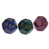 6 Pieces of Multi-Sided Acrylic Pearl Astrological Dice for Constellation Divination Accessory view 3