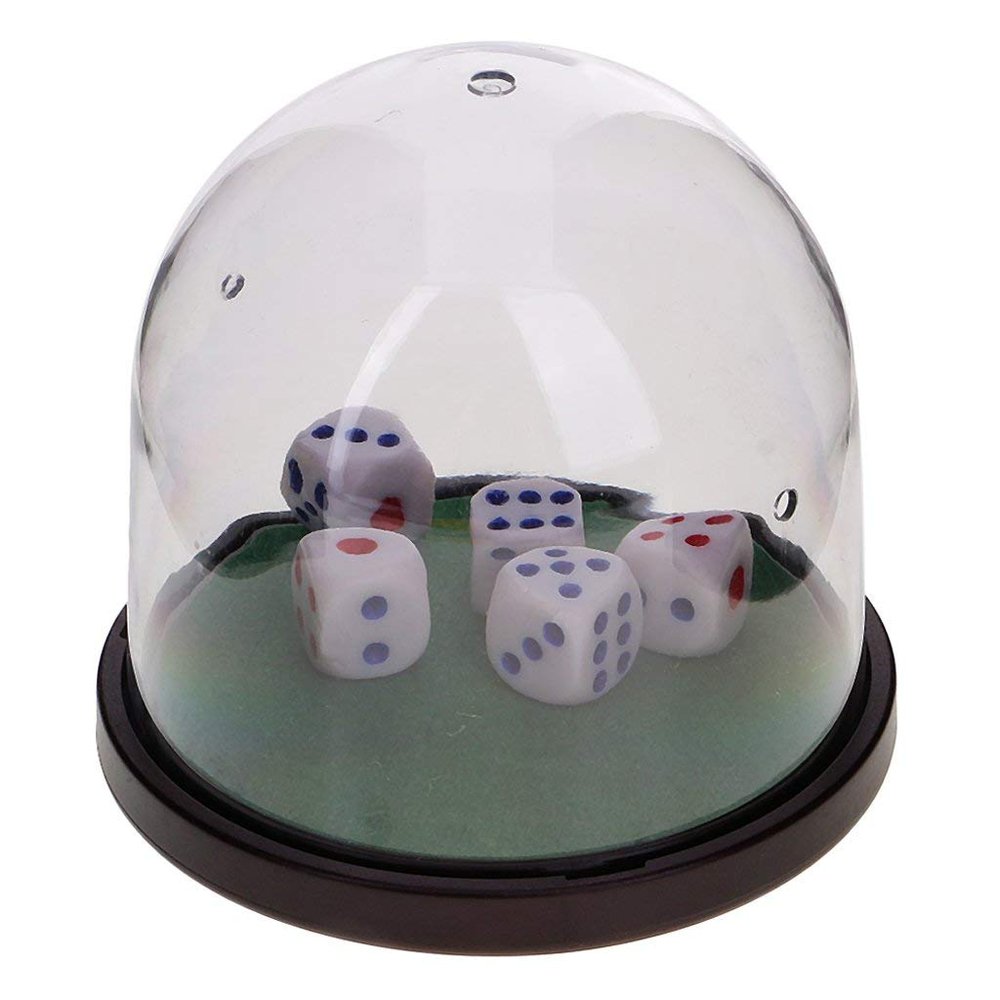 Dice Roller Cup Domes Hand Shaking Dice Cup Shaker for Party Guess Game Play