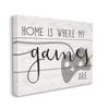 Stupell Industries Home is Where My Games are Quote Rustic Play Design view 1