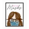 Stupell Industries Heroes Wear Masks Doctor Nurse Healthcare Quote view 1