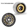 RCLions 4pcs Brass RC Wheel Weight Block 56g Counterweight Upgrade Parts for 1.9" 2.2" Beadlock Wheels view 3