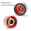 RCLions 4pcs Brass RC Wheel Weight Block 56g Counterweight Upgrade Parts for 1.9" 2.2" Beadlock Wheels view 4
