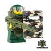 Woodland Juggernaut - Heavily Armored Opposition Soldier - Custom Army Builder Military Minifigure by CombatBrick view 1