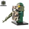 Woodland Juggernaut - Heavily Armored Opposition Soldier - Custom Army Builder Military Minifigure by CombatBrick view 2