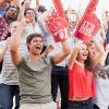 Okuna Outpost Giant Foam Fingers - Cheering Hand & Red Foam Fingers - Team Spirit Accessories & Football Hand Sign - Versatile Sports Party Favors - Pack of 2, 17.5 x 8.75 x 0.2 in, Red view 3