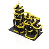 Hubelino Pi 440280 Marble Run Starter Set, Compatible with Popular bulding Block System - 214 Pieces-for Ages 8 and Up (Made in Germany) view 3