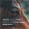 MP Printing Babe Ruth- Featuring a Quote from a Professional Baseball Player: Never Let The Fear of Striking Out Keep You from Playing The Game (Brown, 11" x 17") view 1