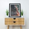 MP Printing Babe Ruth- Featuring a Quote from a Professional Baseball Player: Never Let The Fear of Striking Out Keep You from Playing The Game (Brown, 11" x 17") view 3