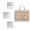 Santa Barbara Design Studio Face to Face Collection Tote Bag, 14" x 12", Happy House view 2