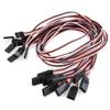 Davitu Electrical Equipments Supplies - 10 Pcs 3 Pin Male to Female RC Servo Extension Cord Cable 50cm Length view 1