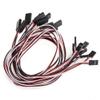 Davitu Electrical Equipments Supplies - 10 Pcs 3 Pin Male to Female RC Servo Extension Cord Cable 50cm Length view 2