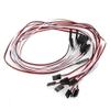 Davitu Electrical Equipments Supplies - 10 Pcs 3 Pin Male to Female RC Servo Extension Cord Cable 50cm Length view 3