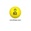 Yuanhe 0.8 Inch Bingo Balls for Jumbo Cages and Boards, Easy Read, 75 Count, Perfect for Parties,Bingo Nights, Raffles,Lost Bingo Ball Replacements view 3