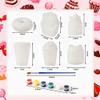 LovesTown Squeeze Toys, 6 PCS Food Paintable Squishies Make Your Own squishies DIY Painting Kit for Girls and Boys Christmas Gift Birthday Holiday Favor Craft view 2