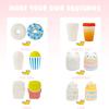 LovesTown Squeeze Toys, 6 PCS Food Paintable Squishies Make Your Own squishies DIY Painting Kit for Girls and Boys Christmas Gift Birthday Holiday Favor Craft view 3
