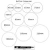 4 pcs of 45mm Clear Acrylic Contact Juggling Ball Kits for Beginners, 1.77" Transparent Practice Acrylic Ball Set for Finger Strength Training view 4