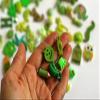 TomToy Green I Spy Trinkets for Rainbow I Spy Bottle/Bag, Colorful Miniatures, Mixed Buttons, Beads, Charms, 1-3cm, Set of 50 view 2