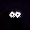 Davitu Electrical Equipments Supplies - 20pcs plastic toy gears Spindle gear 0.5 modulus 12 tooth view 2