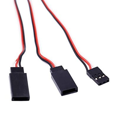 Davitu Electrical Equipments Supplies - 10 pcs 300mm RC Servo Extension Cord Cable Wire for plane and helicopter servo 20%Off