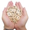 1000PCS Wooden Tiles, Letters for Crafts, Making Alphabet Coasters. view 4
