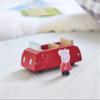 Peppa Pig Wooden Red Car, Push Along Vehicle, Imaginative Play, Preschool Toys, fsc Certified, Sustainable Toys, Gift for 2-5 Years Old view 2