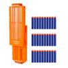 Flip Clip Upgrade Kit, 2 Pack 12-Dart Quick Reload Clip with 30 Dart Refill Pack for Nerf N-Strike Elite Series (Orange) view 1