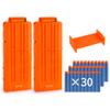 Flip Clip Upgrade Kit, 2 Pack 12-Dart Quick Reload Clip with 30 Dart Refill Pack for Nerf N-Strike Elite Series (Orange) view 4