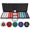 Versa Games 500pc Spartan Poker Chips Set - Exclusive Molon Labe Design - Casino Quality Heavy Weight Chips - Ultimate Poker Set view 1