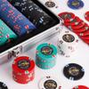Versa Games 500pc Spartan Poker Chips Set - Exclusive Molon Labe Design - Casino Quality Heavy Weight Chips - Ultimate Poker Set view 2