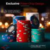 Versa Games 500pc Spartan Poker Chips Set - Exclusive Molon Labe Design - Casino Quality Heavy Weight Chips - Ultimate Poker Set view 4