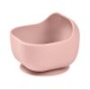 Beaba Silicone Suction Baby Bowl, Soft Anti Slip Durable Unbreakable Toddler Bowls, Baby Essentials, Toddler Feeding, (Rose) view 1