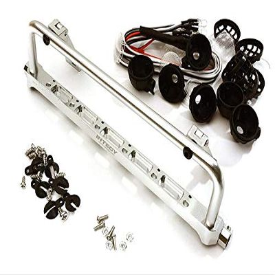 Integy Realistic Roof Top 6 LED Light Bar Cage 171x41mm for 1/10 Scale Crawler